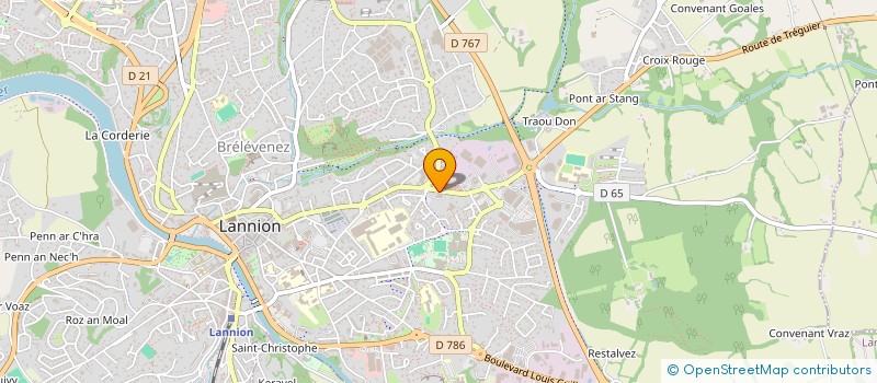 localisation de l'entreprise FGALS  LANNION