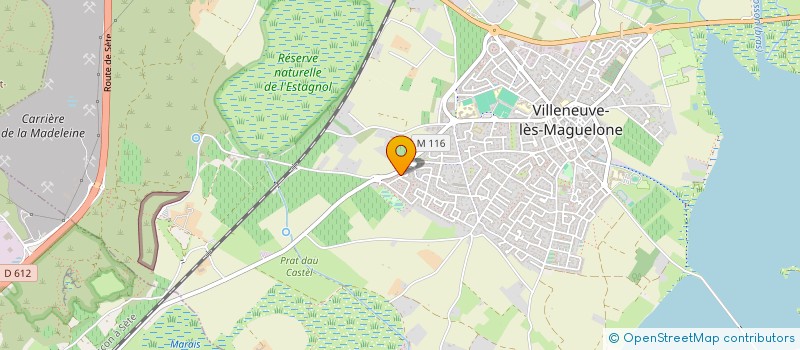 localisation de l'entreprise FGB MANAGEMENT  VILLENEUVE-LES-MAGUELONE