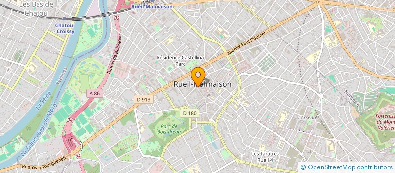 localisation de l'entreprise FGBC à RUEIL-MALMAISON