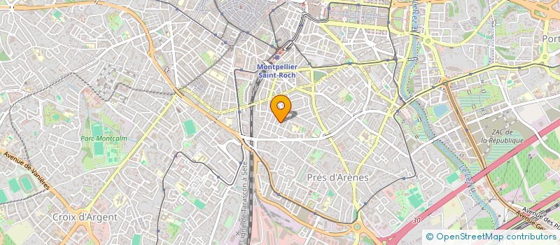 localisation de l'entreprise FGBE à MONTPELLIER
