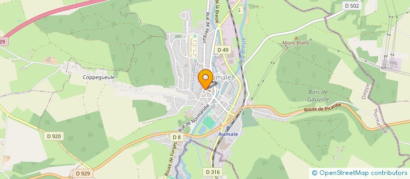 localisation de l'entreprise FGBG 2  AUMALE