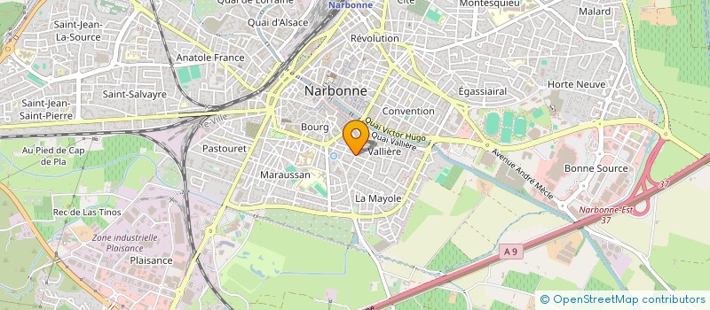 localisation de l'entreprise FGBL à NARBONNE