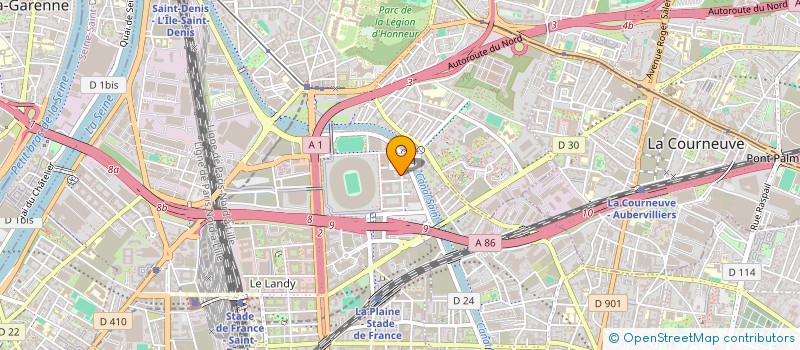 localisation de l'entreprise FGC à SAINT-DENIS