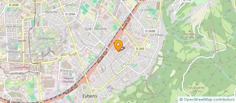 localisation de l'entreprise FGC  SAINT-MARTIN-D'HERES