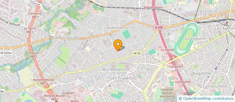 localisation de l'entreprise FGC  TOULOUSE