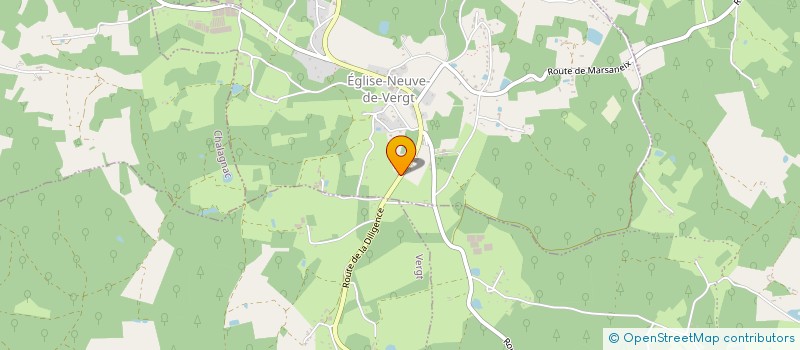 localisation de l'entreprise FGC FREDERIC GROS CONSEIL  EGLISE-NEUVE-DE-VERGT