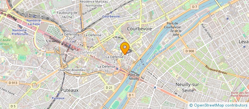 localisation de l'entreprise FGC INGENIERIE à COURBEVOIE
