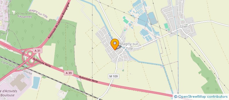 localisation de l'entreprise FGCA  MAGNY-SUR-TILLE