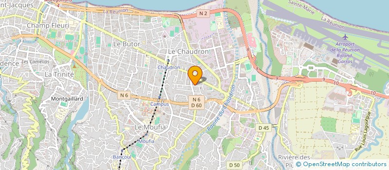localisation de l'entreprise FGCAB à SAINT-DENIS