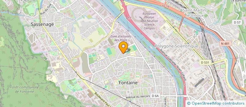 localisation de l'entreprise FGCB  FONTAINE