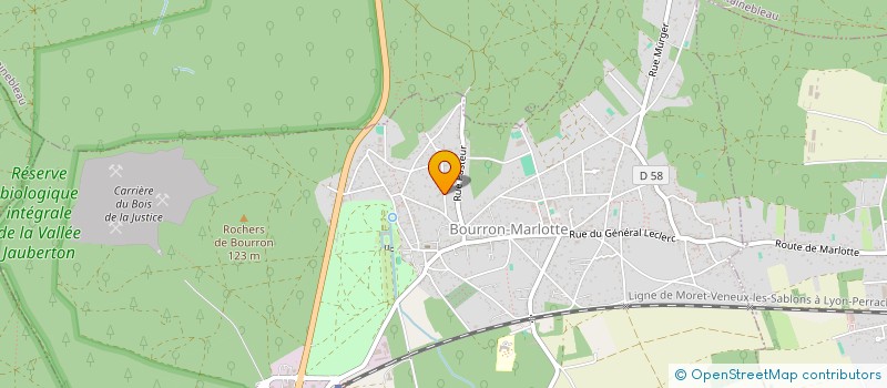 localisation de l'entreprise FGCSB PATRIMOINE  BOURRON-MARLOTTE