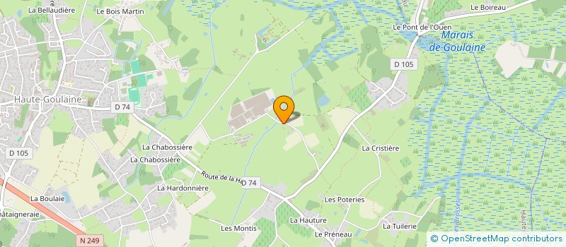 localisation de l'entreprise FGD INVEST  HAUTE-GOULAINE