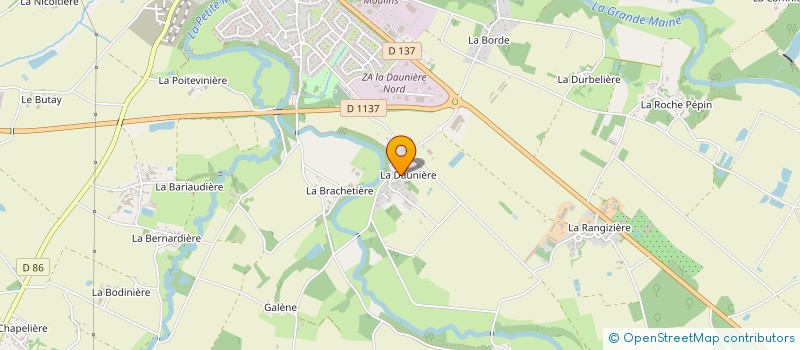 localisation de l'entreprise FGD14 à MONTAIGU-VENDEE