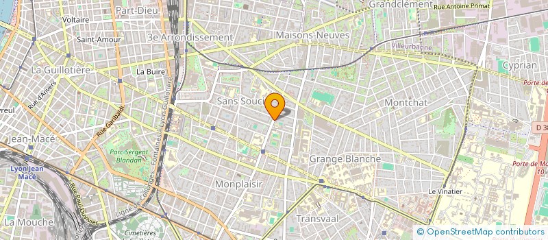 localisation de l'entreprise FGDAT  LYON 3EME