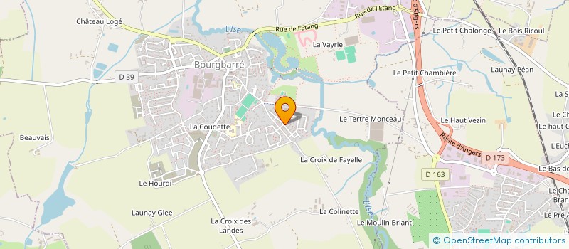 localisation de l'entreprise FGE  BOURGBARRE