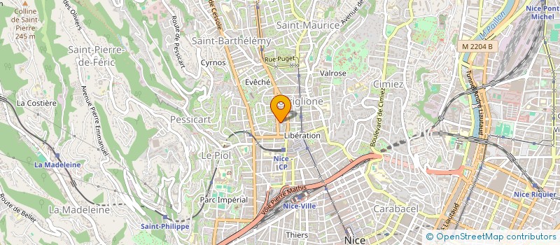 localisation de l'entreprise FGENTREPRISE à NICE