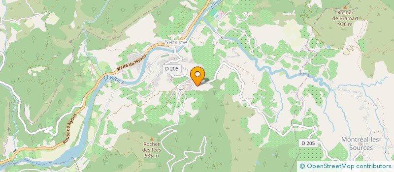 localisation de l'entreprise FGF CONSULT  SAHUNE