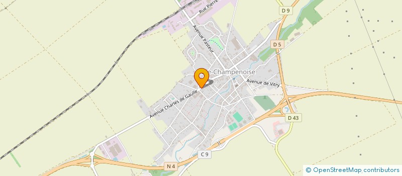 localisation de l'entreprise FGF NUISIBLES  FERE-CHAMPENOISE