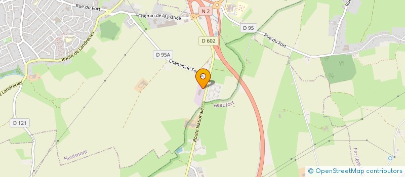 localisation de l'entreprise FGF TRELON IMMOBILIER  HAUTMONT