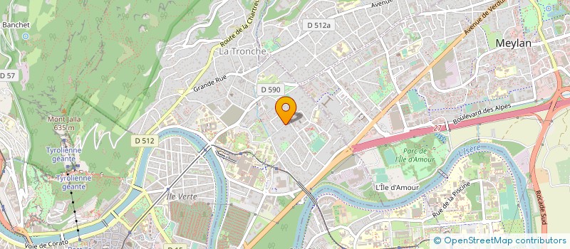 localisation de l'entreprise FGG  LA TRONCHE