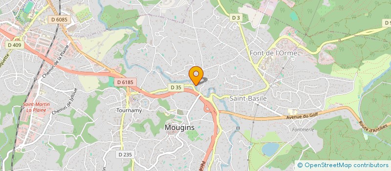 localisation de l'entreprise FGG à MOUGINS