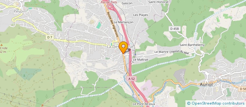 localisation de l'entreprise FGG  LA DESTROUSSE