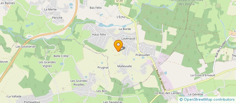 localisation de l'entreprise FGG IMMO  VERNEUIL-SUR-VIENNE