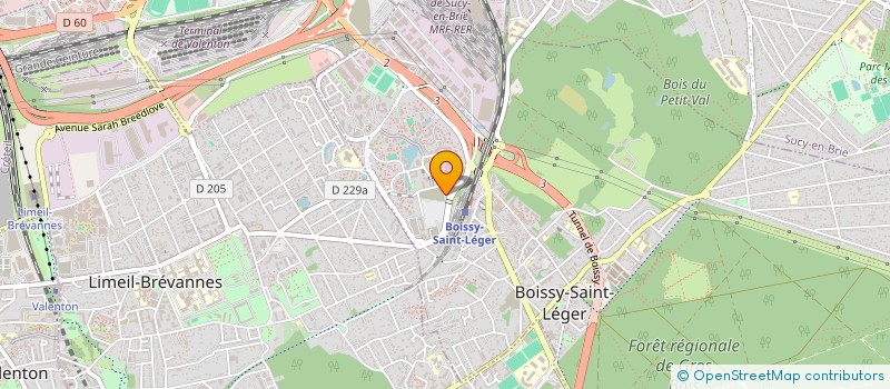 localisation de l'entreprise FGG LOCATION à BOISSY-SAINT-LEGER