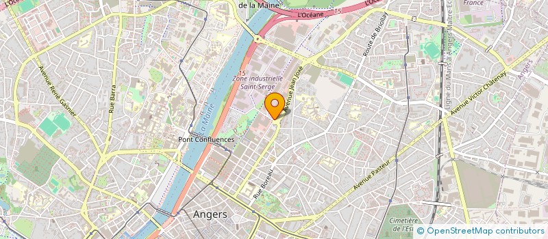 localisation de l'entreprise FGH à ANGERS