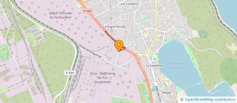 localisation de l'entreprise FGH  FOS-SUR-MER