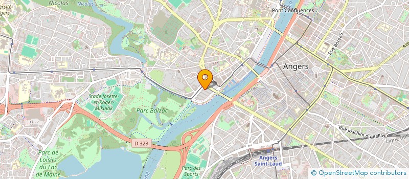 localisation de l'entreprise FGH à ANGERS