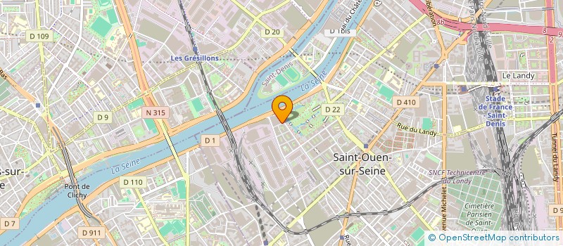 localisation de l'entreprise FGH à SAINT-OUEN-SUR-SEINE