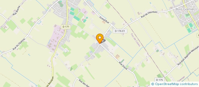 localisation de l'entreprise FGH  FLEURBAIX