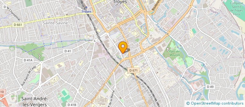 localisation de l'entreprise FGH-IMMO  TROYES