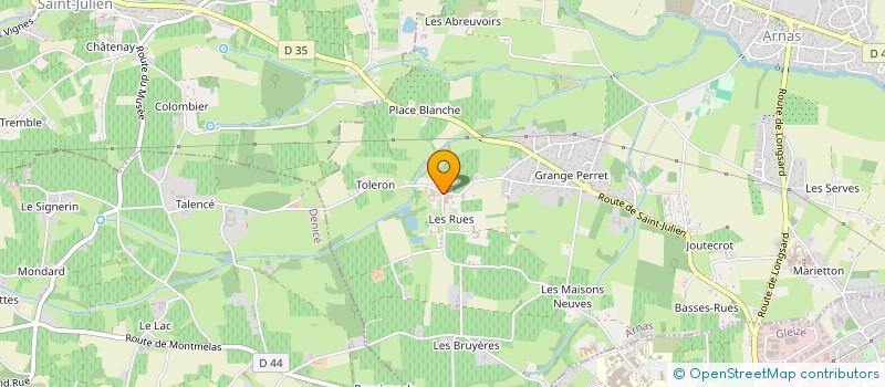 localisation de l'entreprise FGH PARTNERS  ARNAS