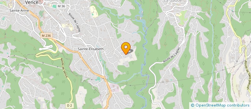 localisation de l'entreprise FGH RIVIERA  VENCE