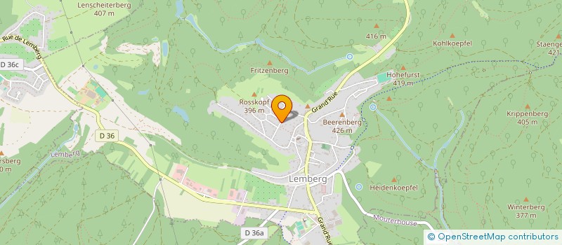 localisation de l'entreprise FGHB  LEMBERG