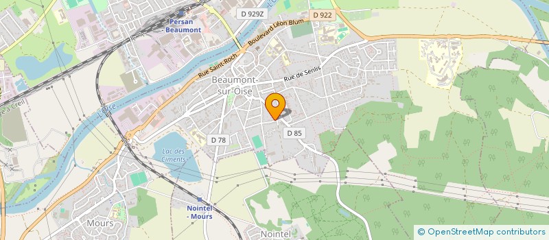 localisation de l'entreprise FGI  BEAUMONT-SUR-OISE