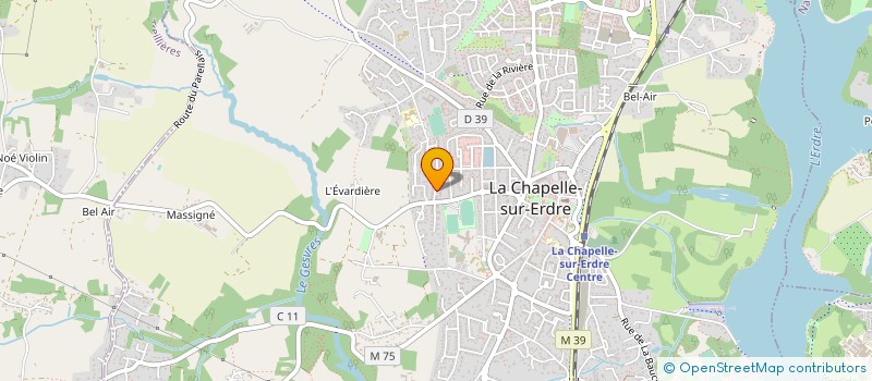 localisation de l'entreprise FGI à LA CHAPELLE-SUR-ERDRE
