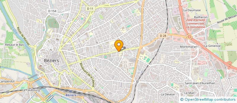 localisation de l'entreprise FGI (FABRICE GALY IMMOBILIER) à BEZIERS