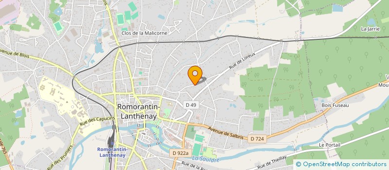 localisation de l'entreprise FGIR41  ROMORANTIN-LANTHENAY