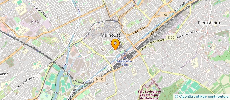 localisation de l'entreprise FGIS  MULHOUSE