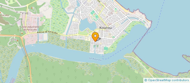 localisation de l'entreprise FGL à KOUROU