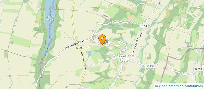 localisation de l'entreprise FGL  PONSON-DEBAT-POUTS