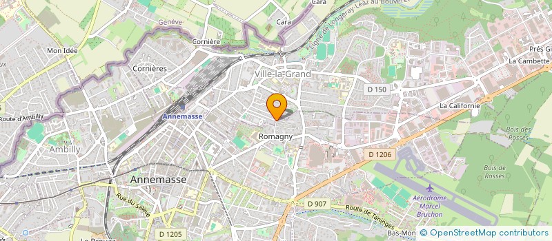 localisation de l'entreprise FGL BARA à ANNEMASSE