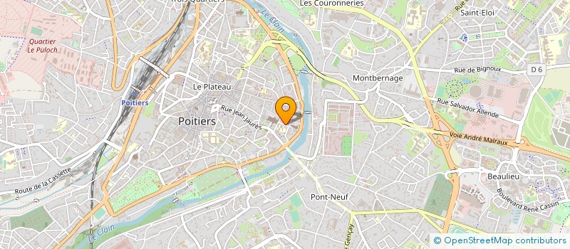 localisation de l'entreprise FGLJ INVEST  POITIERS