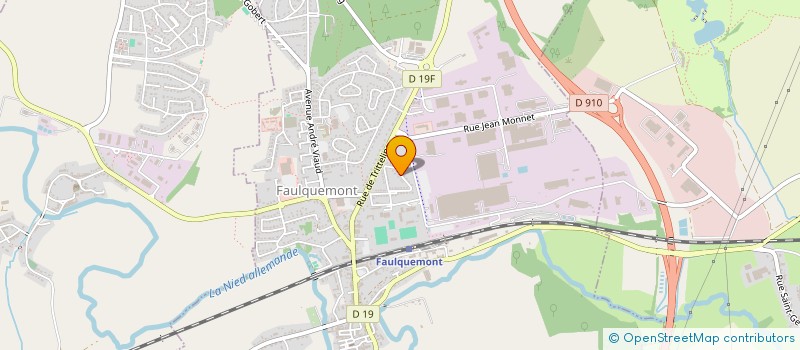 localisation de l'entreprise FGM  FAULQUEMONT