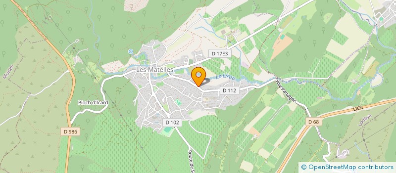 localisation de l'entreprise FGM  LES MATELLES