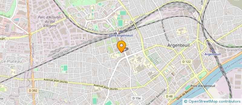 localisation de l'entreprise FGM.LAB  ARGENTEUIL