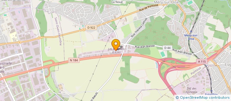 localisation de l'entreprise FGM MECA à MERY-SUR-OISE